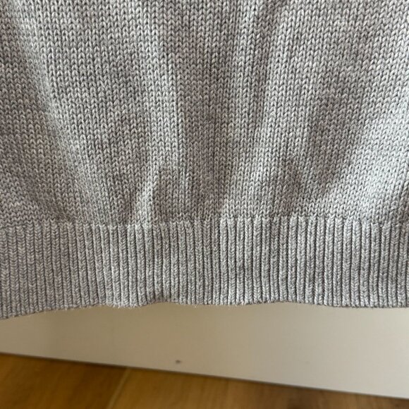 Womens Abercrombie Gray Sweater Vest • Small • Preppy Layering • Varsity • Y2K - Picture 10 of 16